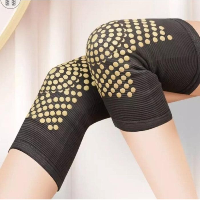 SEPASANG DEKER PELINDUNG LUTUT ALAT TERAPI MAGNETIK LUTUT PENGHILANG NYERI LUTUT DAN DENGKUL