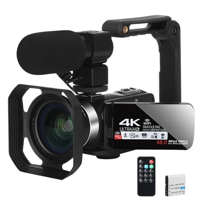 2023 Ultra HD 4K 30FPS Video YouTube Camera for Vlogging Camcorder