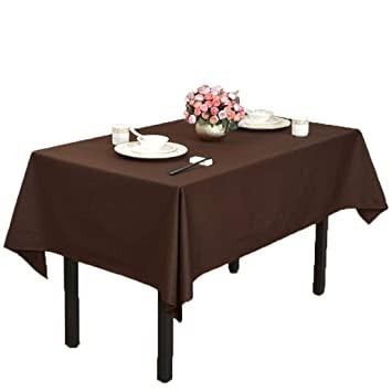 PREMIUM Taplak meja polos katun napkin tapkin serbet makan COKLAT TUA