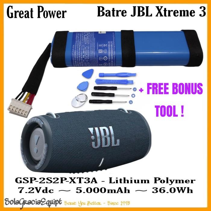 Batre / Battery Jbl Xtreme 3 / Extreme 3 - Gsp-2S2P-Xt3A - 7.4Vdc