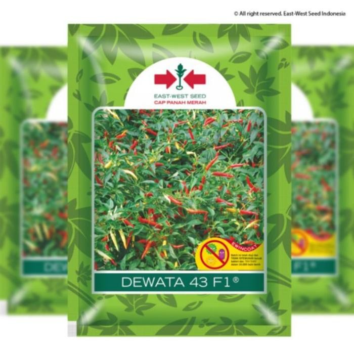 Terlaris Benih Cabe Dewata 43 F1 2250 Butir @Cap Panah Merah Zivbus 6057Ga
