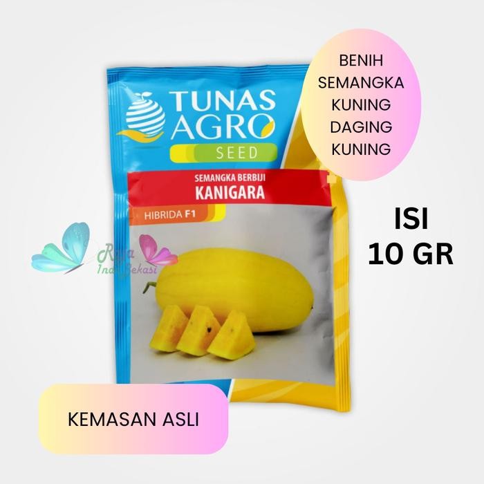 [Sp] Benih Semangka Lonjong Berbiji Kanigara F1 Eksklusif Tunas Agro Isi 10 Gram Bibit Premium Water