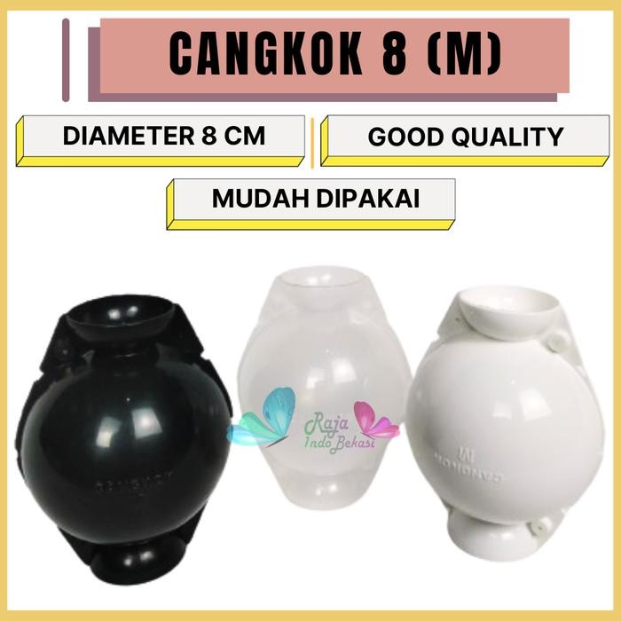 [Sp] Ori Bola Cangkok Plastik Uk M 8 Cm Gol Cangkok Bibit Pohon Mangga Jambu Air Klengkeng Bunga