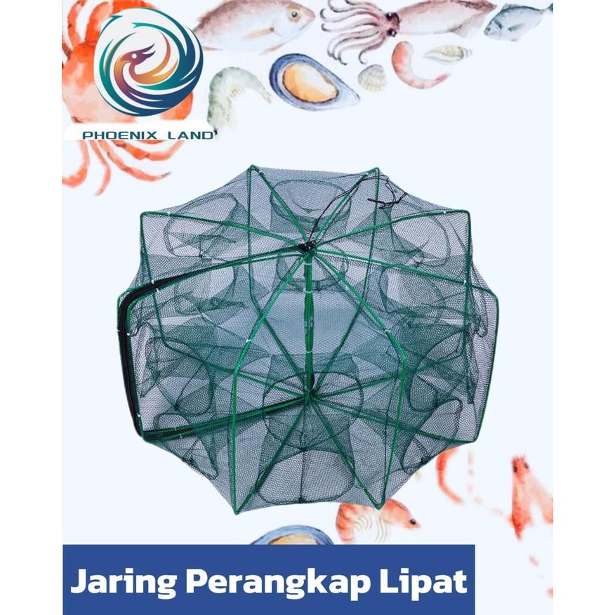 Bubu Perangkap Ikan Jebakan Perangkap Lipat Udang Kepiting untuk di sungai danau dan laut alat