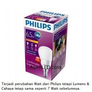 Lampu Bohlam Led Philips Warm White/Kuning 7 Watt 7Watt 7W 7 W Bulb