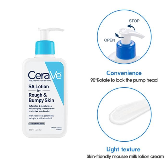 Ready- Cerave Sa Lotion/Cerave Renewing Sa Cleanser/Acne Control Cleanser