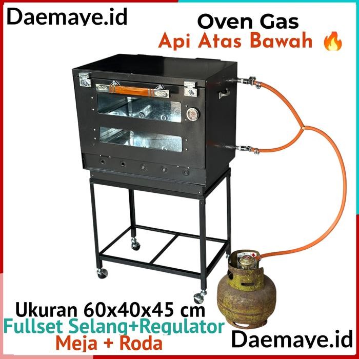 Oven gas/Oven Api Atas Bawah/Oven Ukuran 60
