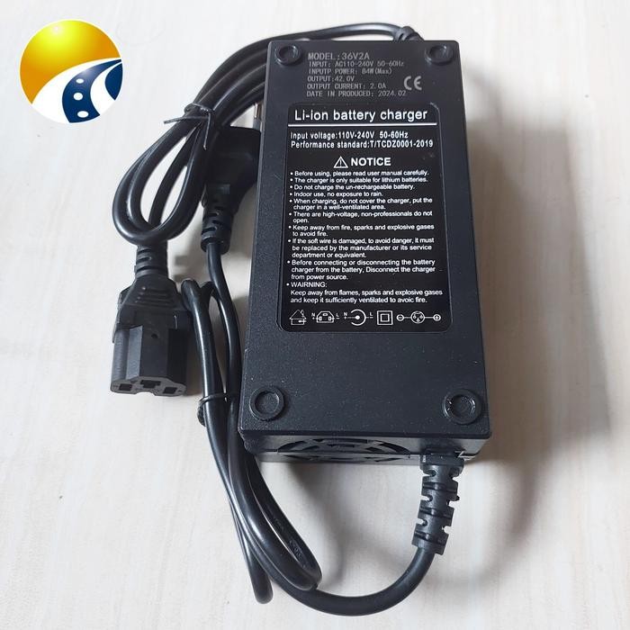 Terlaris charger sepeda listrik Selis jackie united 36volt 36v accu aki baterai 42V genio sunrace