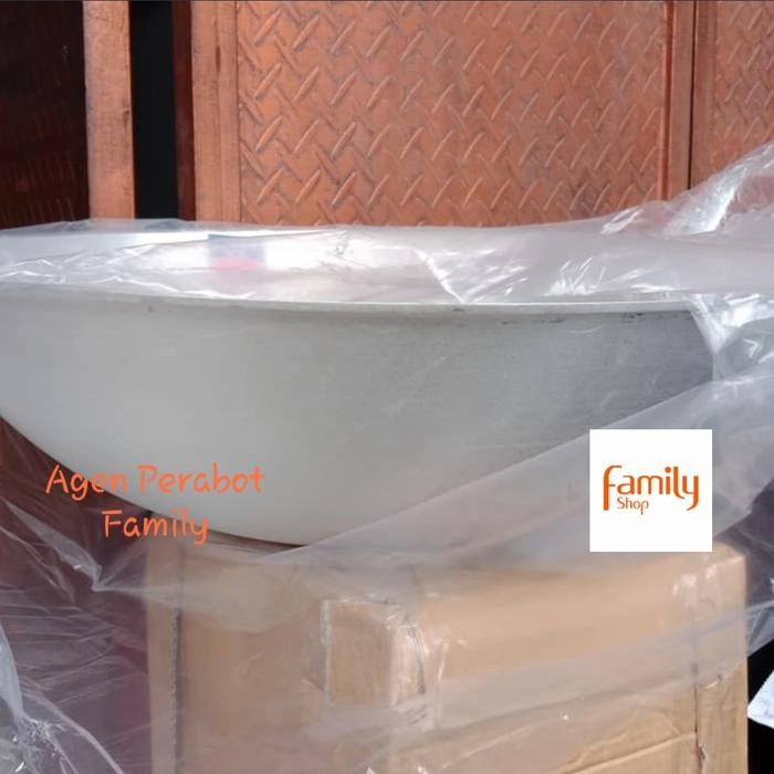 Kuali Wajan Penggorengan SUPER 24" Besar Alumunium Tebal Cekung Aluminium Kitchenware