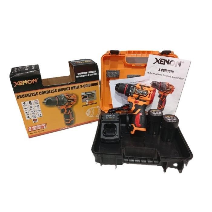Xenon Cdid707 Bor Baterai 16,8V Brushless Cordless Impact Screwdriver