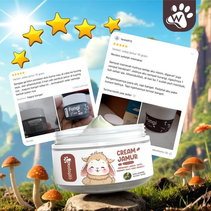 CATAPAW SALEP OBAT JAMUR KUCING ANJING GATAL GUDIK KORENG