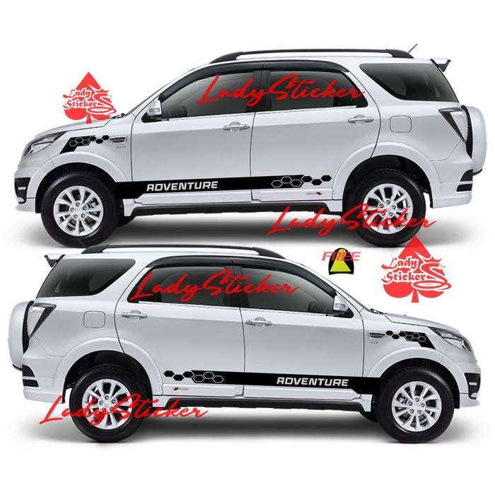 STICKER STIKER MOBIL TERIOS RUSH ADVENTURE STIKER LIST BODY MOBIL RUSH