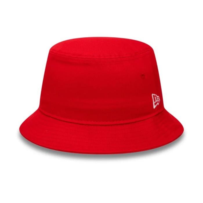 SALE TOPI NEW ERA Essential Tapered Red Bucket Hat ORIGINAL100%