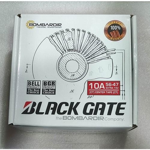 Trafo Toroid 10A Ct 47V - 56V (+Ct) 15V 10Amp Bombardir Black Gate Bell Bgr Tembaga Asli Murni