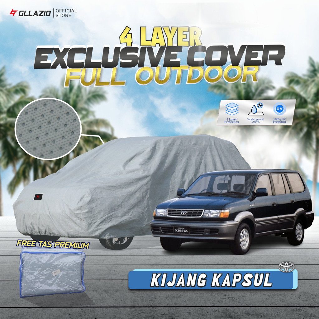 Cover Mobil Kijang Kapsul 4 Lapis – Anti Air, Debu & Panas | Cover Mobil Outdoor