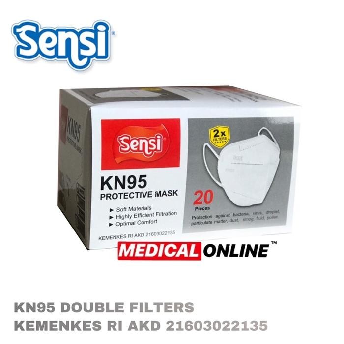 MASKER KN95 KN-95 SENSI MASK ORIGINAL MEDICAL ONLINE MEDICALONLINE