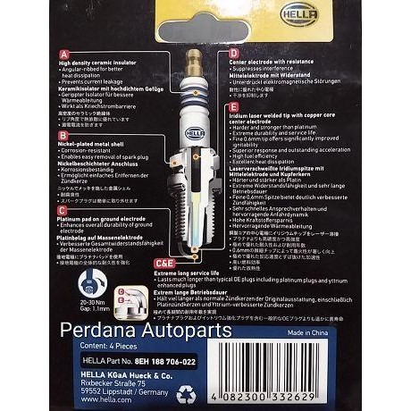 busi hyundai h1 bensin jamin asli hella iridium plus