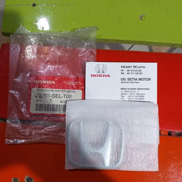 Emblem Honda Belakang Bagasi Honda City 2004-2007 Original