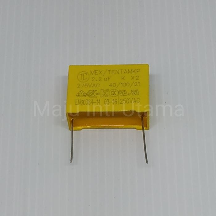 KAPASITOR TENTA 2,2 MIKRO FARAD 275 VAC MKP