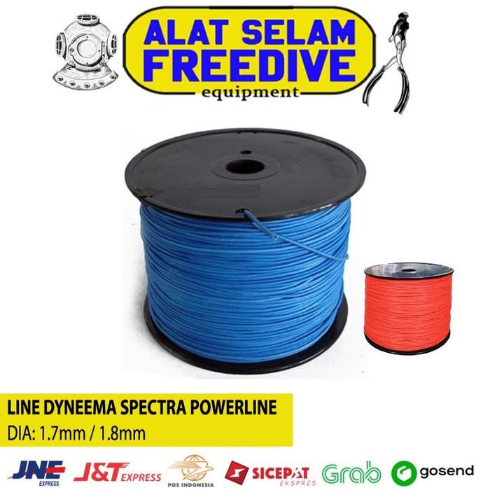 Line Dyneema Tali Karet Rubber Speargun Panah Ikan