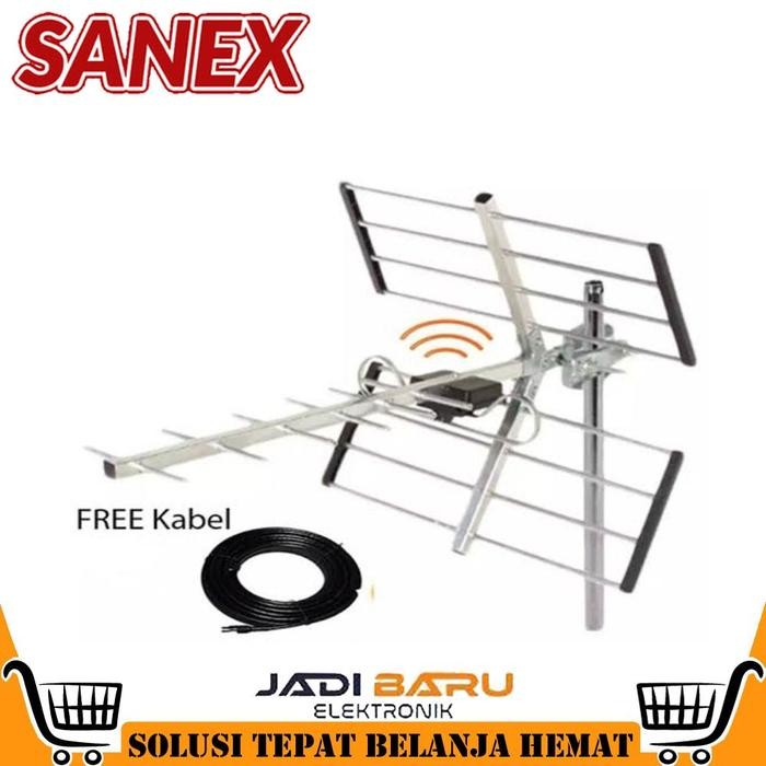 ANTENA + BOOSTER / ANTENA SANEX SN 889 DG / SN-889DG (FREE