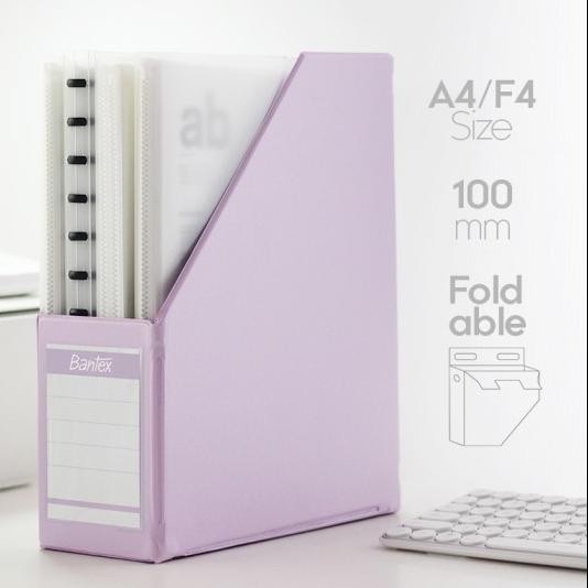 

Bantex Box File 4012 Magazine File 10cm A4 Light Lilac