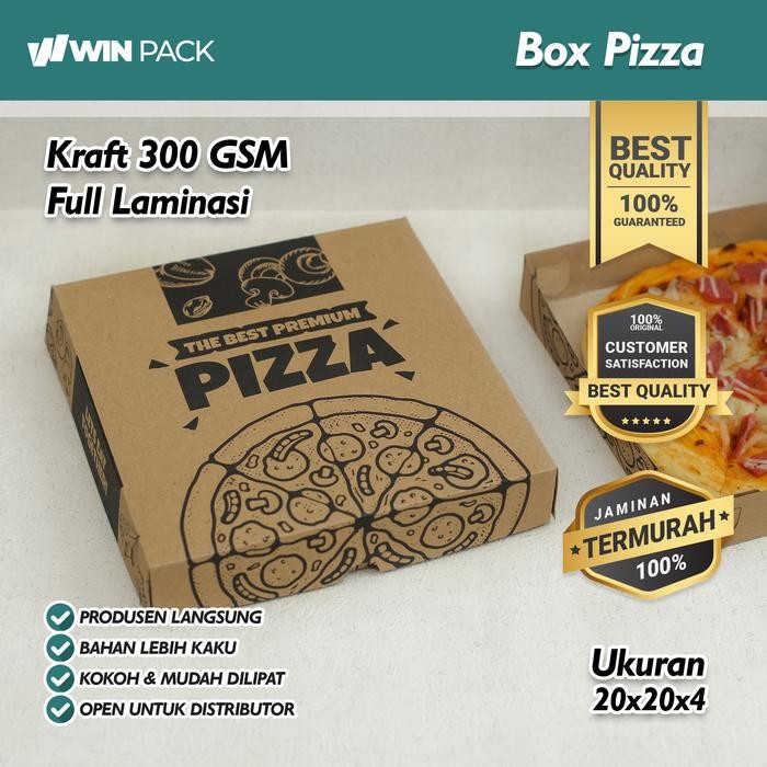 Kardus Pizza Box Pizza Dus Pizza Full Laminasi 20X20