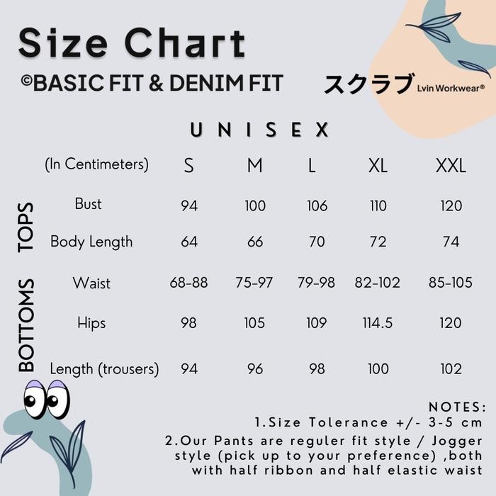 [ Lvin ] Vol IV - Denim 01 - Baju OKA Lengan Panjang Karet Celana Joger / Baju oka joger / Baju Oka