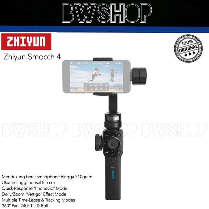 ZHIYUN SMOOTH 4 - GIMBAL 3-AXIS SMARTPHONE STABILIZER