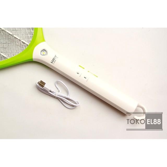 Raket Pengusir Nyamuk Setrum Listrik Luby L3838