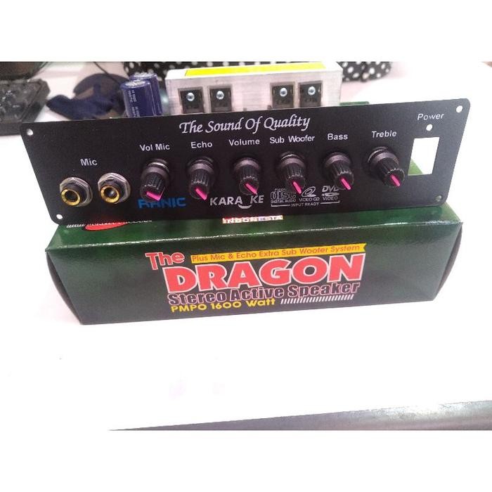 Kit Aktif Speaker " Dragon " Mic Echo Subwoofer ( 350 )