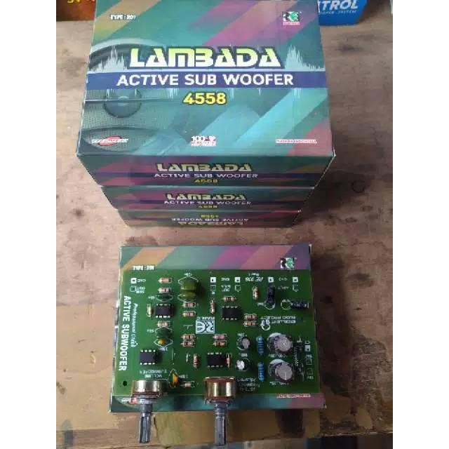 Kit aktif subwoofer preamplifier 2.1