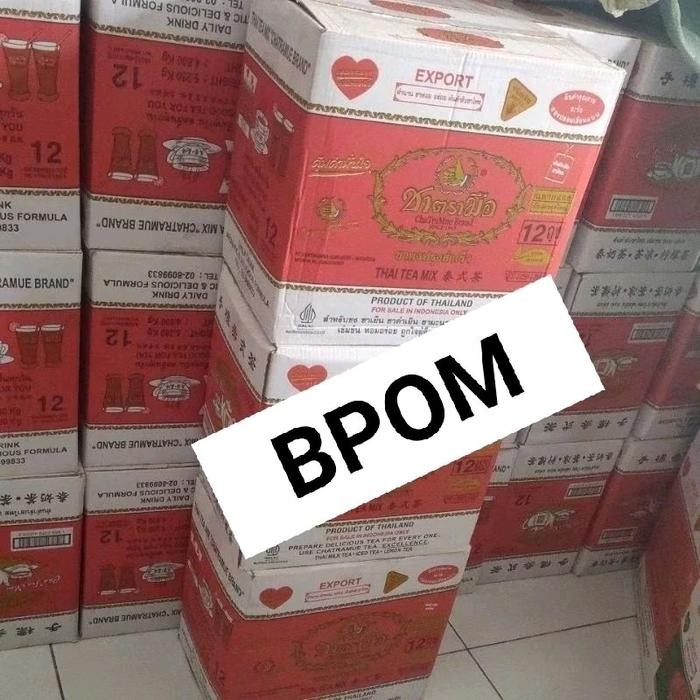 

Chatramue Thai Tea 400gram Original Thailand Teh Isi 12 BPOM