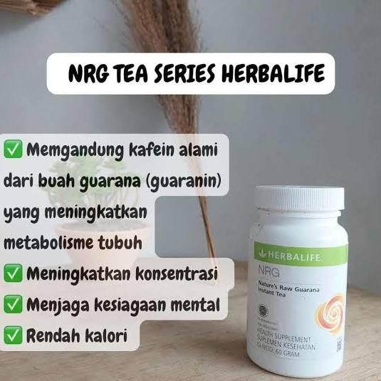 

Teh Energi NRG Tea Herbalifeee Original 1000%