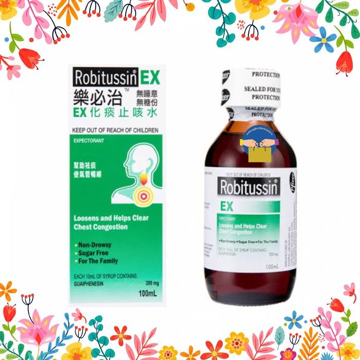 

robitussin EX loosen and help clear chest congestion