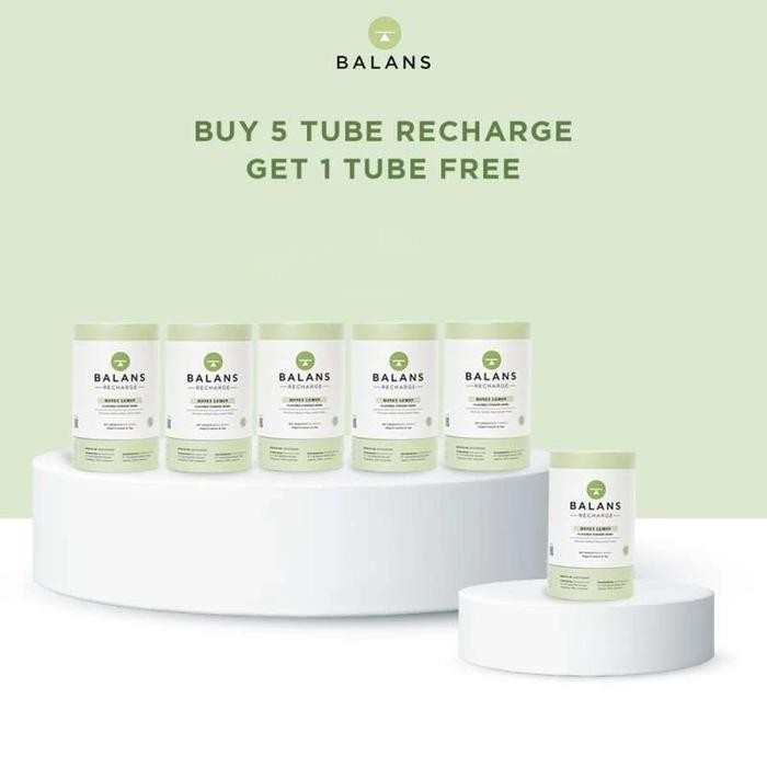 

BALANS PROMO BUNDLING RECHARGE BUY 5 FREE 1 (6 TUBE) FIBER DRINK DETOX