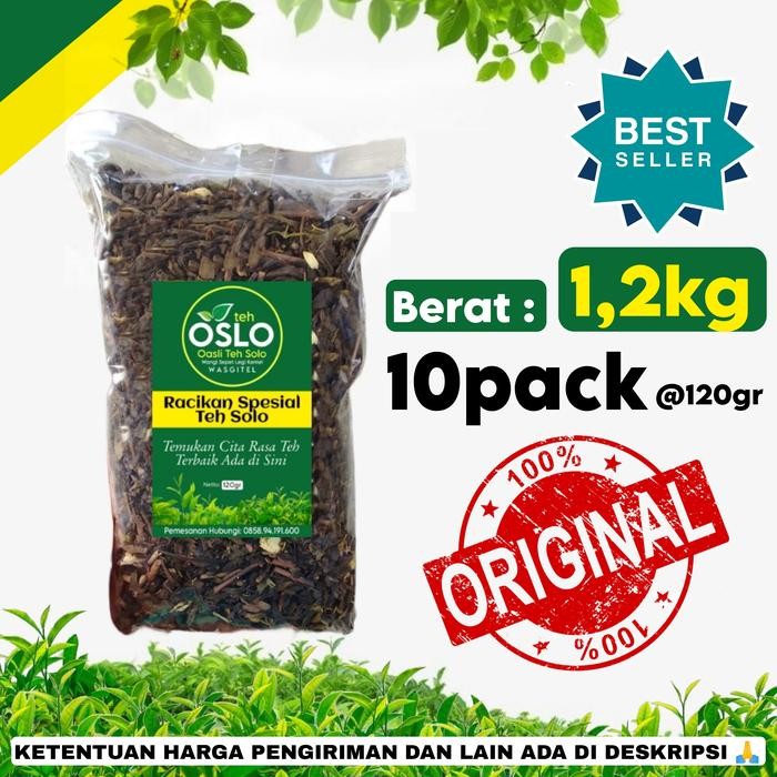

Racikan Teh solo 1,2kg brand Teh oslo 1.200gr Biang teh solo
