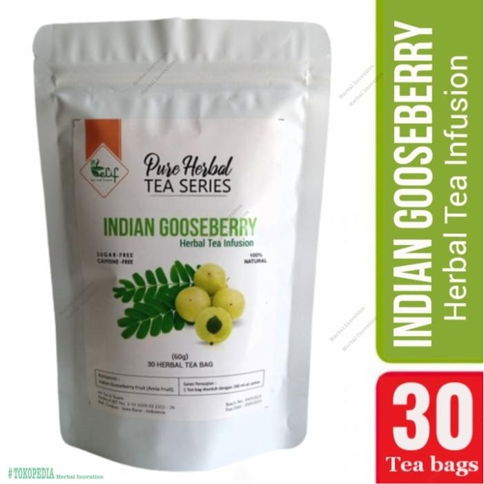 

Indian Gooseberry Tea : Indian Amla Fruit Tea 30 Herbal Tea Bag