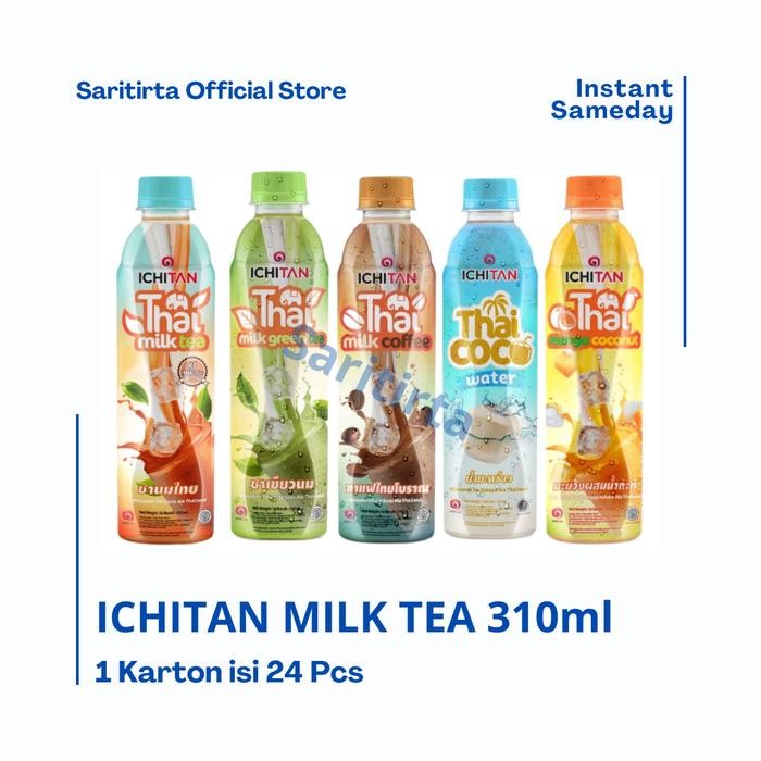 

Ichitan milk tea kemasan botol 310ml isi 24 Pcs