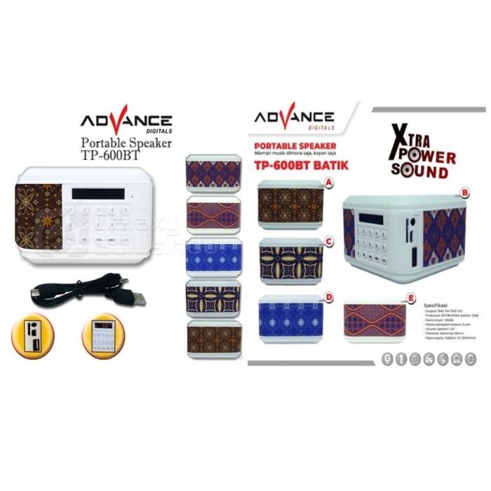 Speaker Murotal Al Quran Advance Tp 600Bt Speaker Belajar Ngaji