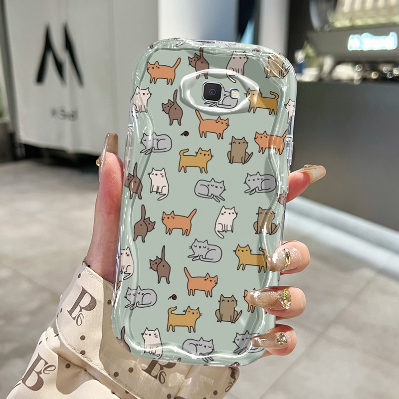 Casing Hp Untuk Samsung Galaxy J7 Prime J2 Prime J7 Prime 2 Case Casing HP Cesing pola Kucing layar 