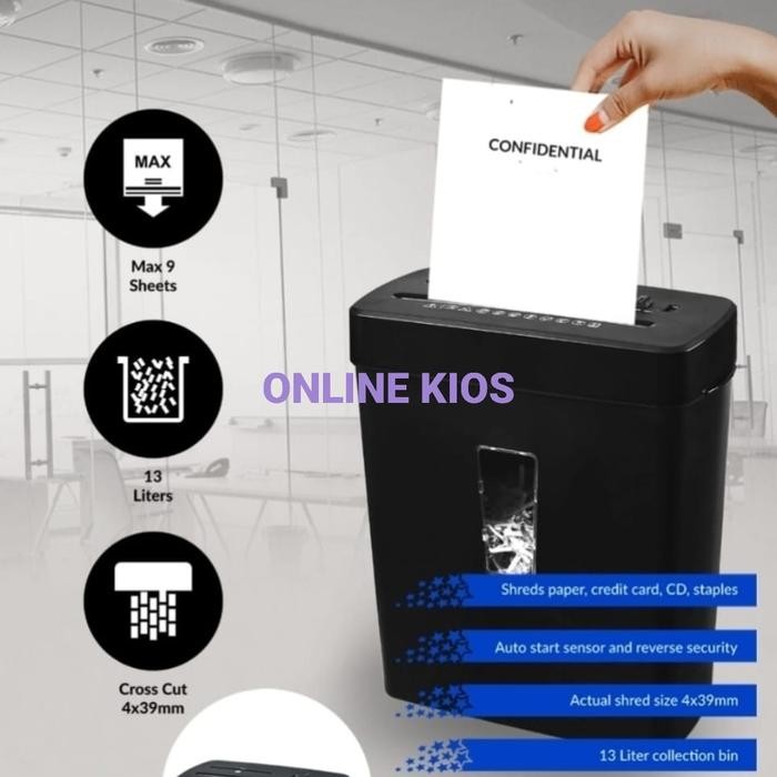 

PROMAXI S-360 - MESIN ALAT PENGHANCUR PEMOTONG KERTAS / PAPER SHREDDER