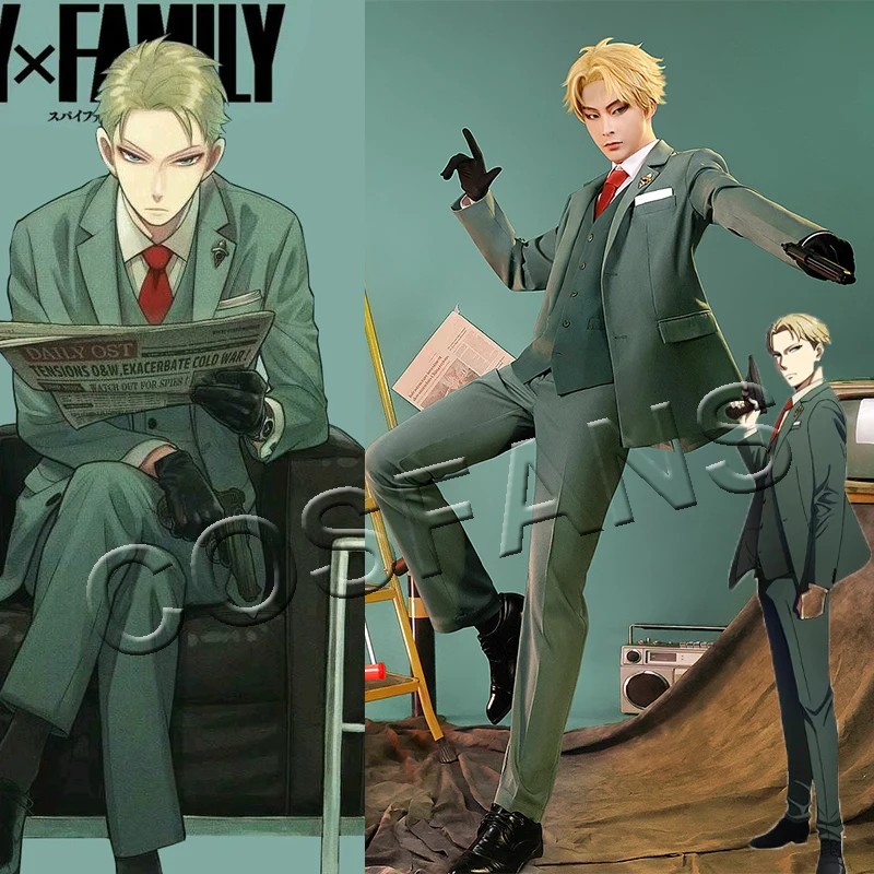 Anime SpyFamily Cosplay Loid Forge Cosplay Costume Manga SpyFamily Cosplay Costume Twilight