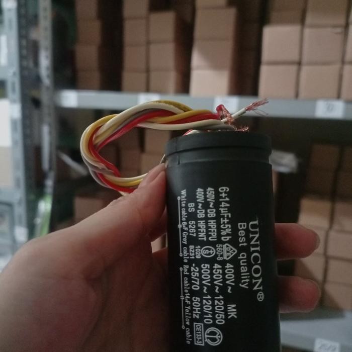 kapasitor mesin cuci 2 tabung electrolux14 6
