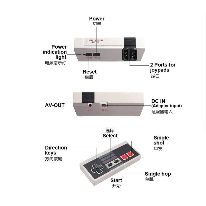 Nitendo Nes 620 Jadul Game