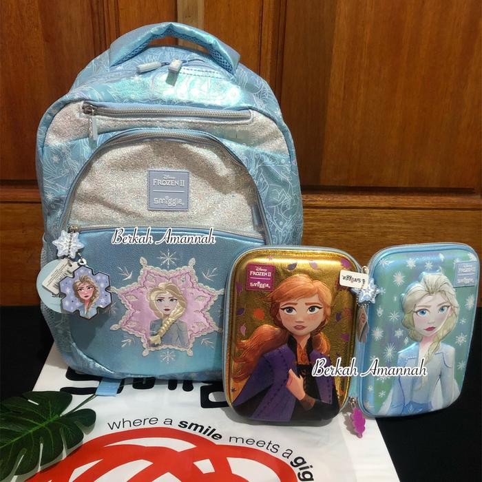BEST SELLER smiggle set frozen /disney/smiggle/original/tas anak perempuan bagus