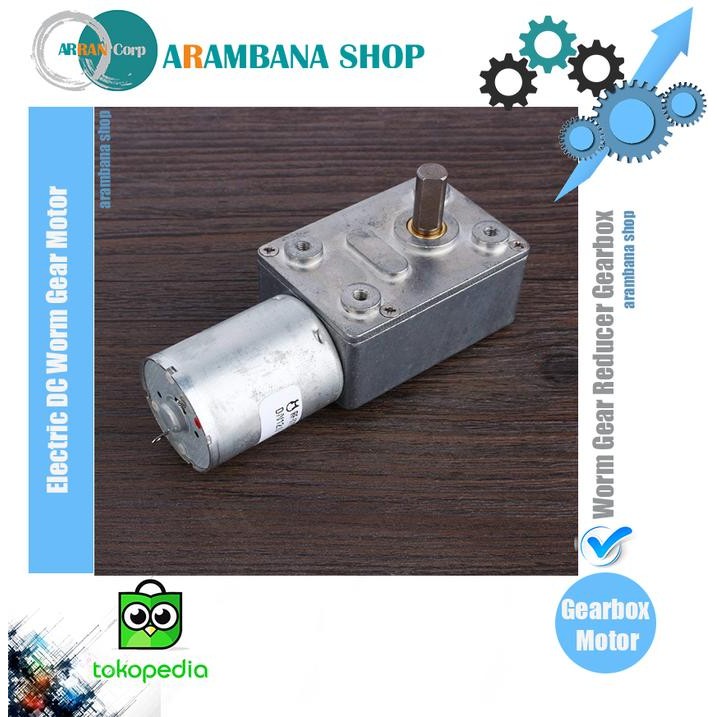 GEARBOX DC 12 VOLT HIGH TORQUE TURBO GEARED MOTOR