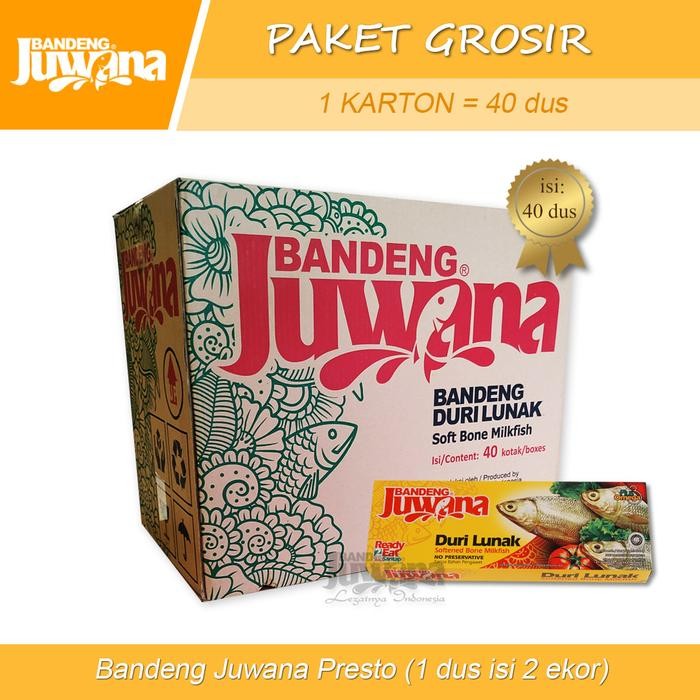 

Bandeng Juwana - Paket 40 dus Bandeng Presto (1 dus isi 2 ekor) Makanan Food Instan Ikan