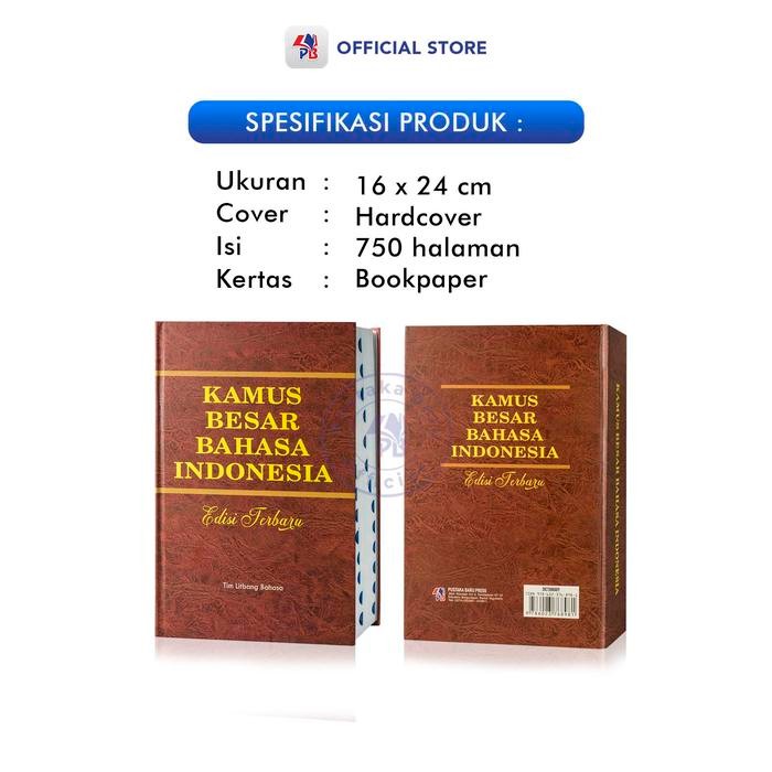Kamus Besar Bahasa Indonesia Edisi Terbaru Hard Cover- Pustaka Baru Press / Pustaka Baru Press - PB