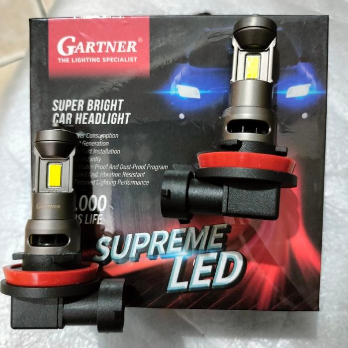 CAR HEADLIGHT SUPREME LED GARTNER 54Watt 6000K,, H11, H7, HB3, HB4,L1B